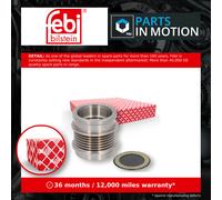 Overrunning Alternator Pulley fits MERCEDES GLC250 C253, X253 2.0 15 to 19 Febi