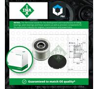 Overrunning Alternator Pulley fits MERCEDES E200 W211 2.2D 02 to 08 OM646.951