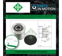 Overrunning Alternator Pulley fits PORSCHE MACAN 95B 3.6 2014 on Clutch INA New