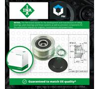 Overrunning Alternator Pulley fits RENAULT GRAND SCENIC Mk2 1.6 04 to 09 Clutch