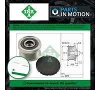 Overrunning Alternator Pulley fits SKODA ROOMSTER 5J 1.2 10 to 15 Clutch INA New
