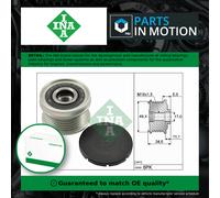 Overrunning Alternator Pulley fits SKODA ROOMSTER 5J 1.2 10 to 15 Clutch INA New