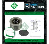 Overrunning Alternator Pulley fits TOYOTA COROLLA E15 2.0D 06 to 14 1AD-FTV INA
