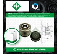 Overrunning Alternator Pulley fits VOLVO C30 533 1.6D 2.0D 06 to 12 Clutch INA