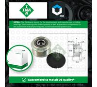 Overrunning Alternator Pulley fits VW GRAND CALIFORNIA 2.0D 2019 on Clutch INA