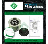 Overrunning Alternator Pulley fits VW GOLF 1.8 2.0 04 to 16 Clutch INA Quality
