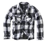 Brandit Lumber Jacket - White/Black Checkered