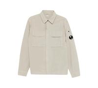 Gabardine Zipped Lens Overshirt- male- C.P. Company- Light Jackets- Beige- XL- Jackets XL