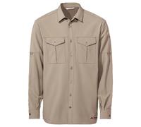 Vaude Rosemoor Ii Long Sleeve Shirt Beige M Man