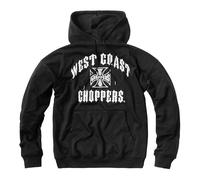 Oversize Hoodie Felpa WCC Iron Black Hooded Sweatshirt Size 2XL