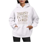 Oversize Hoodie Women's Oversized Hoodies Long Sleeve Hooded Hoodie Casual Baggy Pullover Print Stylish Hooded Jacket Fitness Comfortable Loungewear Teenager Girls