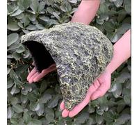 Oversize Resin Rock Reptile Habitat Hideouts - Large Reptile Hiding Cave for Bearded Dragon, Snakes, Tortoise - Aquarium Terrarium Hideaway