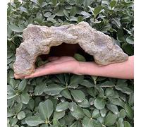 Oversize Resin Rock Reptile Hides and Caves - Large Aquarium Habitat Hideouts for Bearded Dragon, Snakes, Tortoise - Lizard Hiding Spot for Terrarium Hideaway