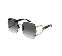 Oversize Sunglasses, female, Gucci, Sunglasses, Yellow, 62 MM, Accessories 62 MM