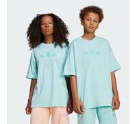 Adidas Originals Oversize Trefoil Short Sleeve T-shirt Blue 7-8 Years Kids