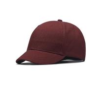 Oversize XL Baseball Cap, Big Head 22"-25" Dad Trucker Hat for Men, Plain Cotton Short Brim Sport Hat (UK, Alpha, L, Burgundy)