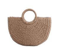Oversized Beach Bag for Women, Straw Large Beach Tote Bag with Drawstring Closure, Waterproof Foldable Travel Tote, Lightweight Summer Holiday Pool Shopping Bag, Khaki