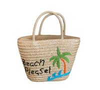 Oversized Beach Bag for Women, Straw Large Beach Tote Bag with Drawstring Closure, Waterproof Foldable Travel Tote, Lightweight Summer Holiday Pool Shopping Bag, Khaki Beach