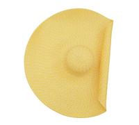 Oversized Beach Straw Hats for Women Floppy, Ladies Extra Large Wide Brim Packable Beach Sun Protection Travel Summer Hats, Yellow/White, 7 1/8/7 1/4