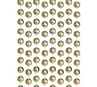 Oversized Beaded Garland, Gold, 2.7 m