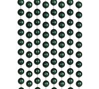 Oversized Beaded Garland, Sage Green, 2.7 m