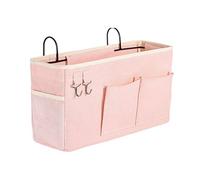 Oversized Bedside Storage Bag For Books Magazines Toy Cotton Linen Hanging Organiser For Bedroom Or Dormitory Use Large Bedside Storage Bag