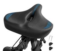 Oversized Bike Seat Cushion for Peloton Bike & Bike+, Comfort Bicycle Seat Replacement for Men & Women, Extra Wide Bike Saddle Compatible with Peloton, Echelon, Exercise, Electric, Cruiser Bikes