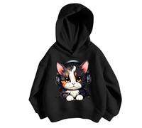 Oversized Blanket Hoodie Boys Kids Fleece Top Oversized Blanket Hoodie Kids Girls Kids Blanket Hoodie UK Cool Hoodie Kids Hoodies Kids Oversized Wearable Blanket Hoodie Black