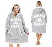 Oversized Blanket Hoodie Gifts for Mum, Birthday Mama Bear Gifts