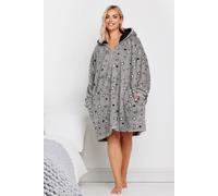 Oversized Blanket Hoodie Yours Grey XL