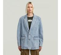 Oversized Blazer - Light blue - Women S