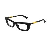 Oversized Cat-eye Frame, female, Bottega Veneta, Glasses, Black, 55 MM, Accessories 55 MM