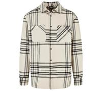 Oversized checkered long shirt Urban Classics Summit Beige L