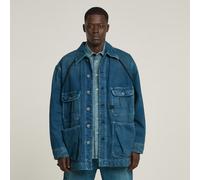 Oversized Chore Jacket - Medium blue - Men L
