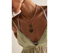Oversized Coin Necklace at Free People in Gold - female