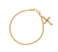 Oversized Crossed Pendant Waist Chain For Jeans Crucifix Charm Stylish Hip Hop Body Jewelry For Streetwear Outfits Versatile Crossed Body Jewelry