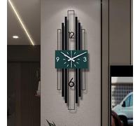 Oversized Decorative Metal Wall Clock for Living Room, Dining Room, Kitchen, Bedroom, or Office - Stylish Home Decor Piece