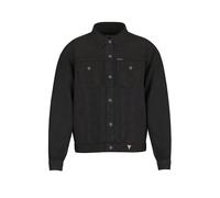 Guess Men's Oversized Cotton Long Sleeve Button Denim Jacket X Large Black