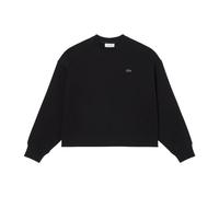 Oversized Double-Face Jersey Sweatshirt - female - Lacoste - Sweatshirts - Black - L - Sweatshirts & Hoodies L