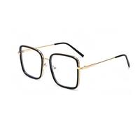 Oversized Fashion Square Reading Glasses 3.5 for Women, Stylish Blue Light Blocking Computer Readers, Large Anti Eyestrain Reading Eyeglasses, Big Frame UV400 Protection