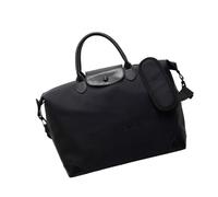 Oversized Fitness Carryall with Reinforced Handle Leak Proof Base Lightweight Construction for Overnight Trip Gym & Travel Handbag