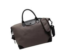 Oversized Fitness Carryall with Reinforced Handle Leak Proof Base Lightweight Construction for Overnight Trip Waterp Resistant Lined Fitness Travel Pack