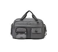 Oversized Fitness Duffle Bag with Wet Dry Separation Shoe Compartment Adjustable Crossbody Strap for Workout Essential Luggage Storage Bag