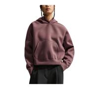 Oversized Fleece Pullover Hoodie - female - Nike - Long Sleeve Training Tops - Purple - L - Sport L