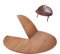 Oversized Foldable Round Tabletop for 10-12 People - 63in Thick Wood Kitchen & Patio Table Replacement - Durable, Space-Saving Design for Entertaining