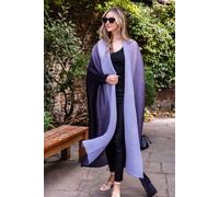 Oversized Full Pleated Tie Dye Color Cardigan CY Black One Size