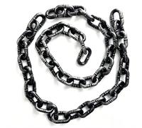 Oversized Giant Chain Dog Leash for Small Dogs, Lightweight Plastic Faux Metal Chunky Pet Guidance Funny Costume Photo Prop for Yorkie Chihuahua Maltese Pomeranian Toy Poodle