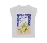 Oversized girl T-shirt Guess Boxy J6GI12-K8HM4 Blanc 16 ans