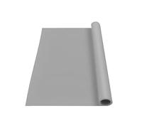 Oversized Heat Resistant Silicone Mat - Non-Slip Vinyl Table Protector for Kitchen & Crafts Gray 70x50 cm - Perfect for Cooking Baking & Crafting