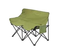 Oversized Heavy Duty Camping ChairPortable Lawn Loveseat with Storage for Tailgating Fishing Outdoor Events Camping Trips & Backyard Relaxation Lightweight & Durable Design